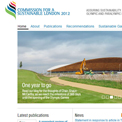 Commission for a Sustainable London 2012 website
