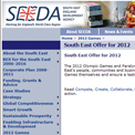 South East England Development Agency 2012 website