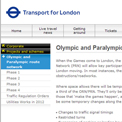 Transport for London 2012 Games - archived website, British Library 