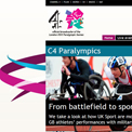 Channel 4 2012 website