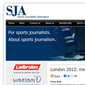 Sports Journalists Association London 2012 website