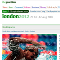 The Guardian 2012 website