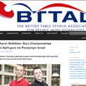 British Table Tennis Association for People with Disabilities website