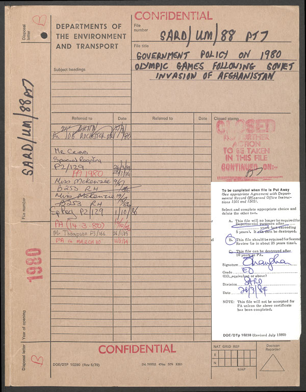 Extract from record AT 60/187