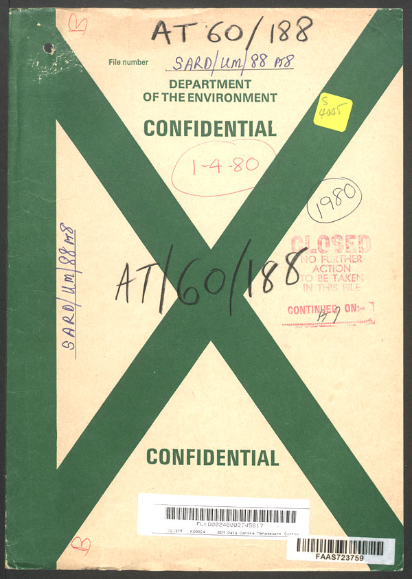 Extract from record AT 60/188
