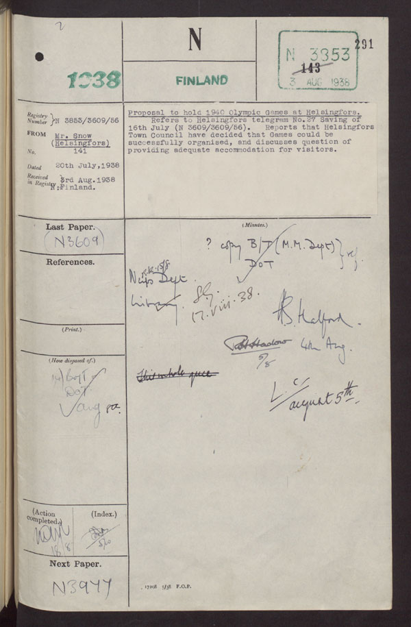 extract from record FO 371/22270/3853
