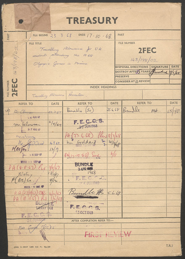 Extract from record T 295/457