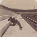 The famous ancient stadium, Athens, where the Olympian Games were held in 1896. COPY 1/433/525