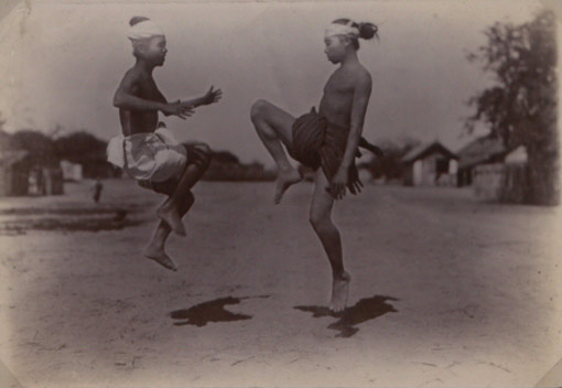 Burmese Boxing, Burma, 1903. Catalogue reference: CO 1069/419