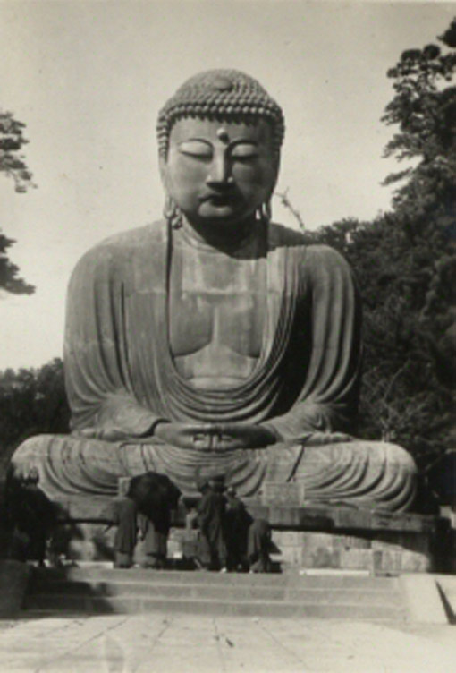 The Kamakura Buddha, Japan, 1920-1930. Catalogue reference: CO 1069/427
