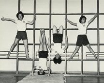 Teacher Training in Hong Kong. Student teachers of the Northcote Training College in the gymnasium, 1962. Catalogue reference: CO 1069/47