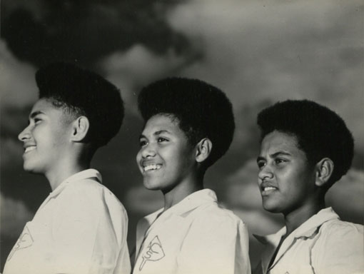 Fijian pupils of Adi Cakobau Girls' School. Catalogue reference: CO 1069/652