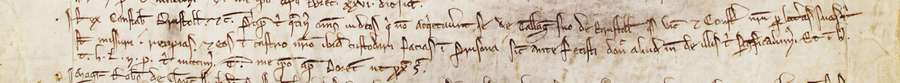 Extract from a medieval document
