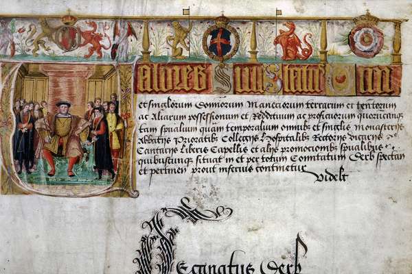 Illustrated image of Henry VIII.
