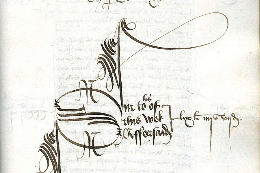 A handwritten wage slip addressed to John Blanke