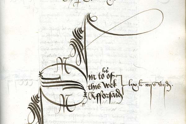 A handwritten wage slip addressed to John Blanke