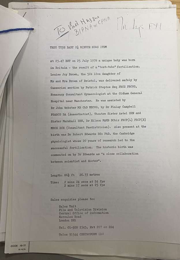 Typed text on paper