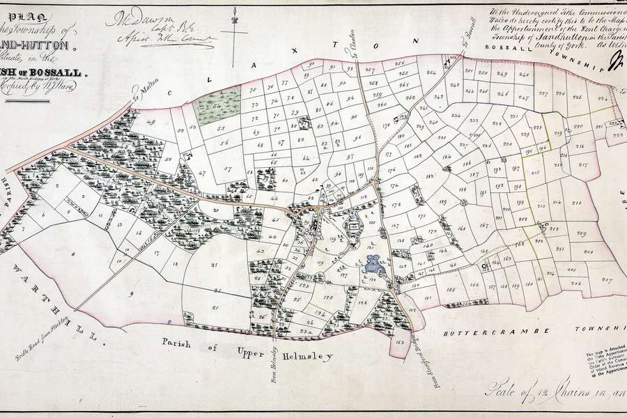 Black and white map