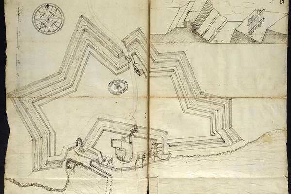 A map of Tilbury Fort.
