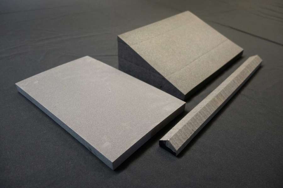 A range of black foam support aids