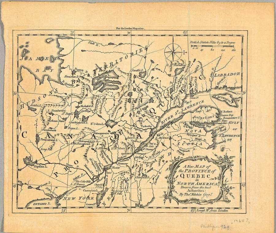 A map on browned paper