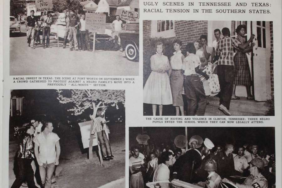 Newspaper article on civil rights in America