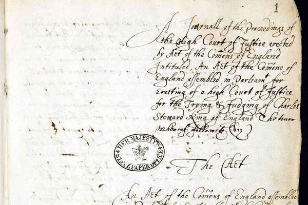 A handwritten document