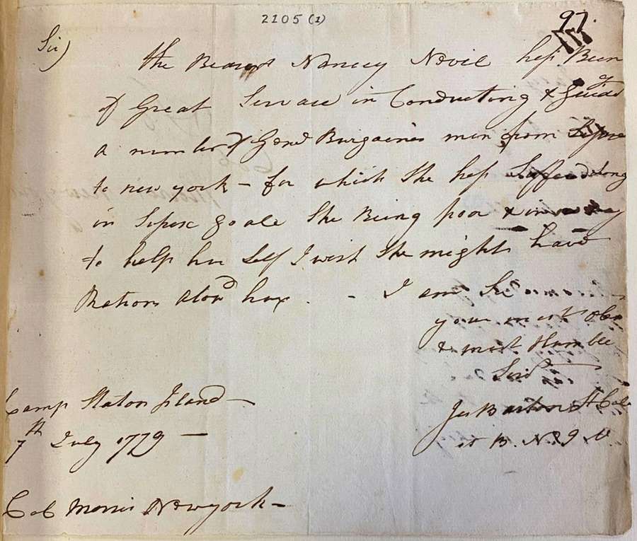 A handwritten letter.