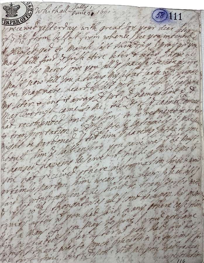 A handwritten letter that fills an entire page. It is written in cursive script and is difficult to read.