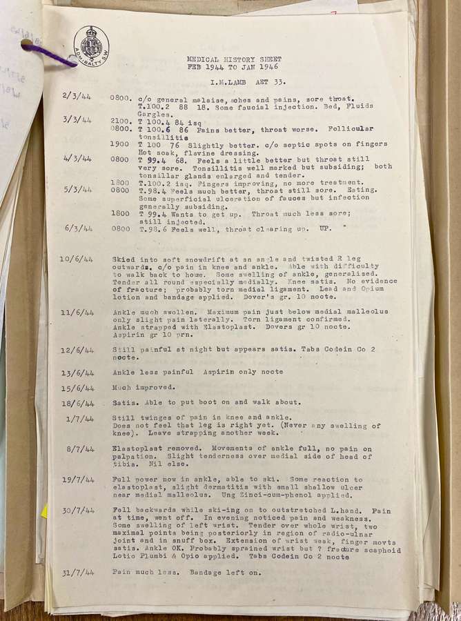 Typed medical records