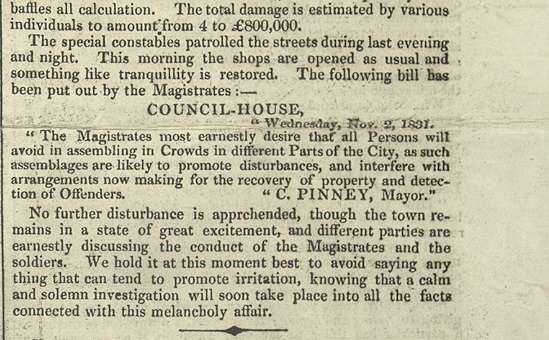 An extract from a newspaper column.