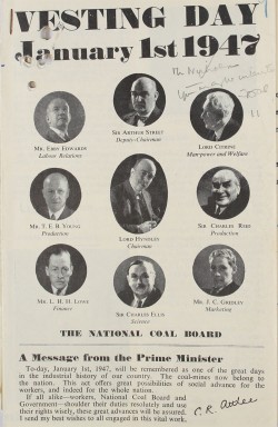 Image of Nationalisation of coal