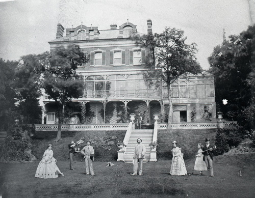 Croquet on the lawn 1872 (COPY 1/18 f.365)