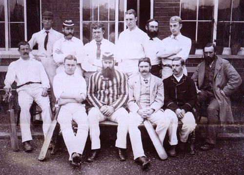 Gloucestershire Cricket Club W G Grace seated at centre 1880 (COPY 1/50)