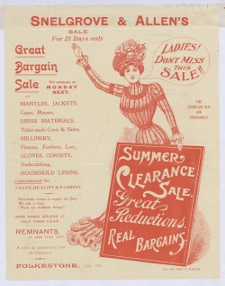 Image of Clothing sale 1901