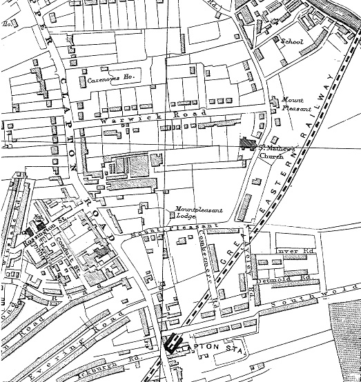 Map of Hackney 1910 (IR 121/17/17)