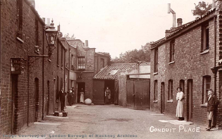 Photograph of Conduit Place 1890s (London Borough of Hackney Archives P8691)