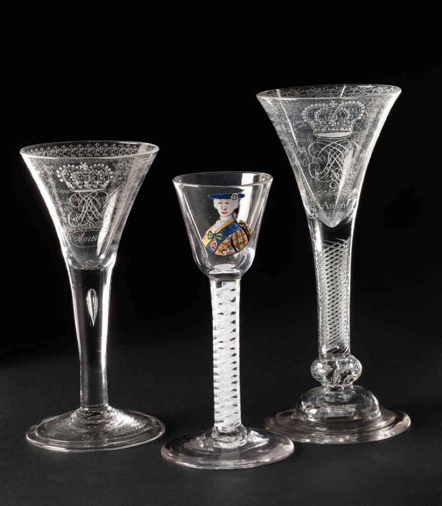 Jacobite wine glasses The National Archives
