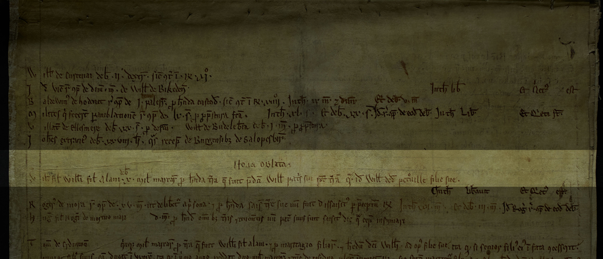 Inheritance tax, Gloucester, 1214 (E 372/60)
