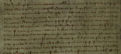 Image of Statement by Roger Bigod and Henry de Bohun, 1297