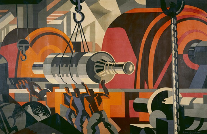 Empire Marketing Board 1927-1933 poster, Making Electrical Machinery