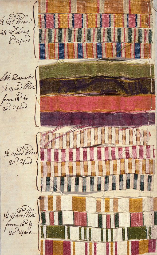 Silk samples (priced) - The National Archives