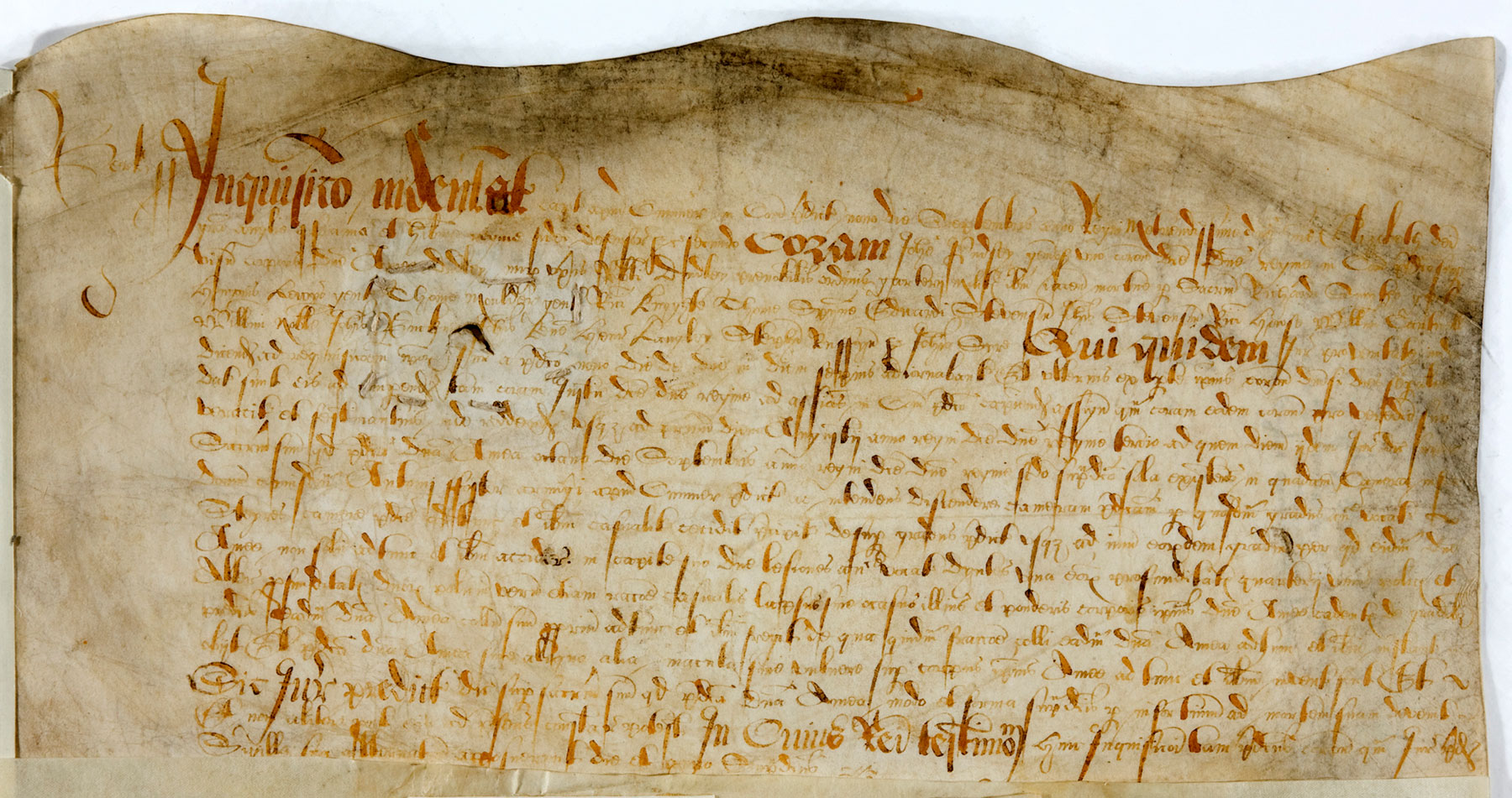 Coroner’s report into the death of Amy Robsart, August 1561 (KB 9/1073/f.80)