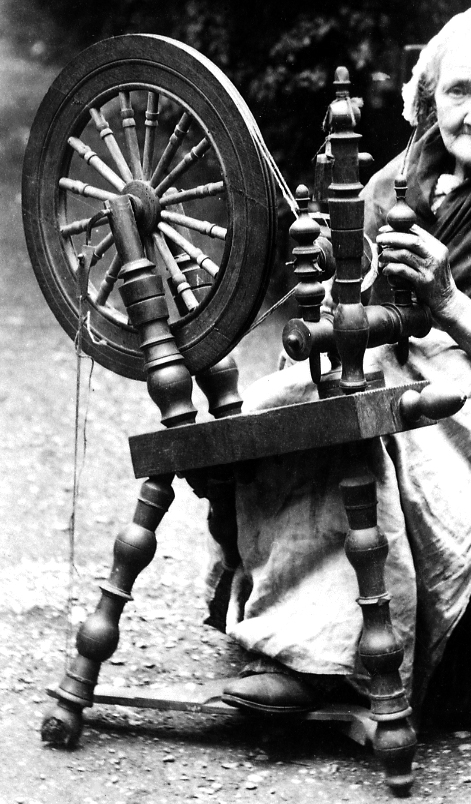 Irish spinning wheel - The National Archives