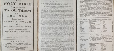 Image of King James I Bible