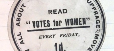 Image of Suffrage campaign sticker