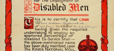 Image of Employment of disabled servicemen