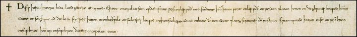PRO30/26/11 Charter of King Edgar - Extract nine