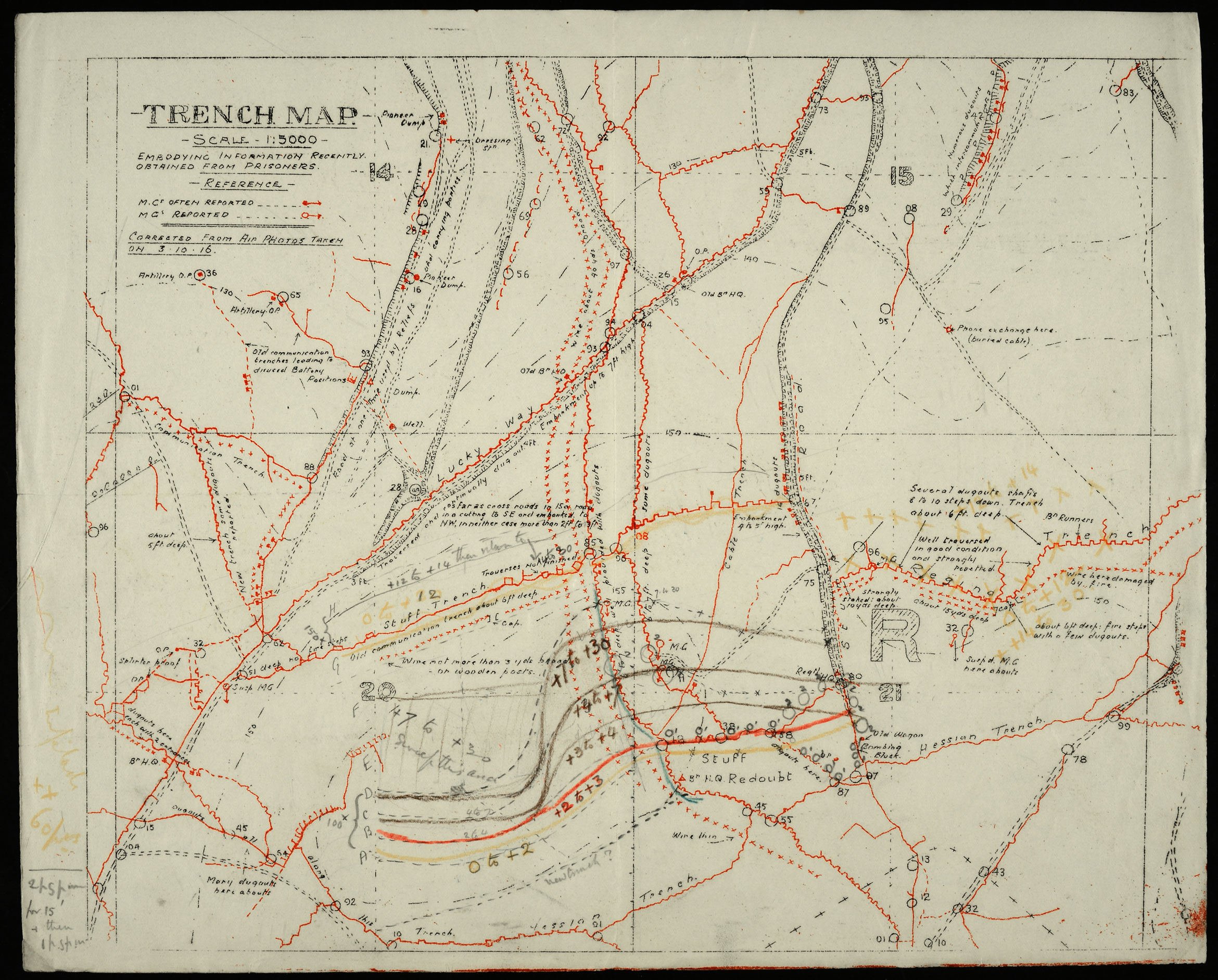 trench map tours