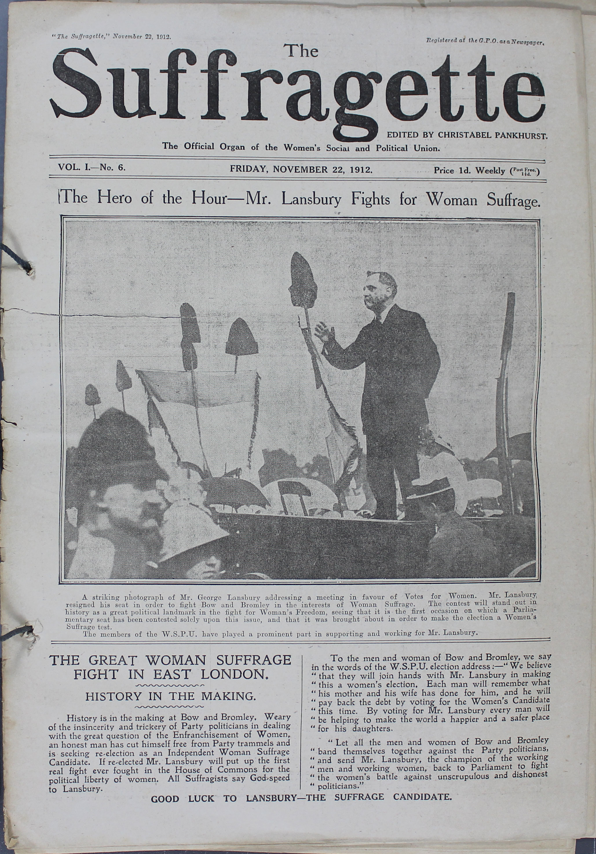 Newspaper source. British newspaper Archive. The Suffragette newspaper Cover. Search in newspaper. Chicago BCC newspaper.